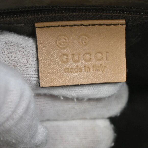 GUCCI Logo GG Shoulder Tote Bag PVC Leather White GHW Italy - Picture 12 of 16